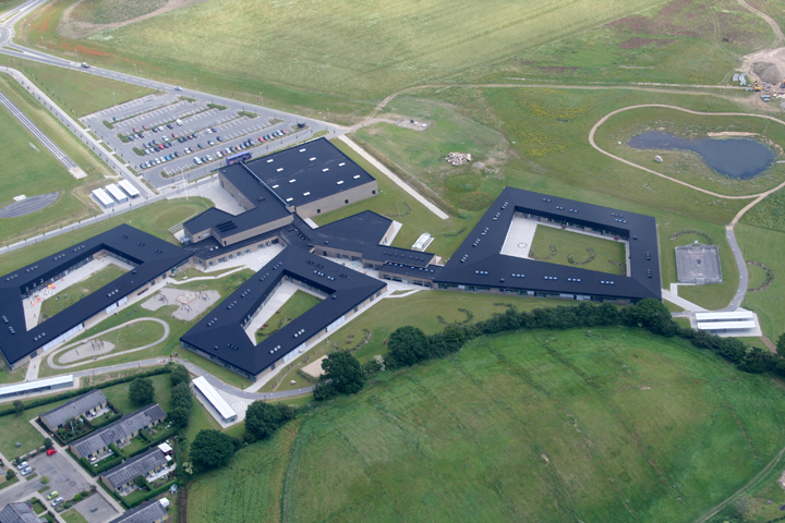 aerial view of danish public partnerships site