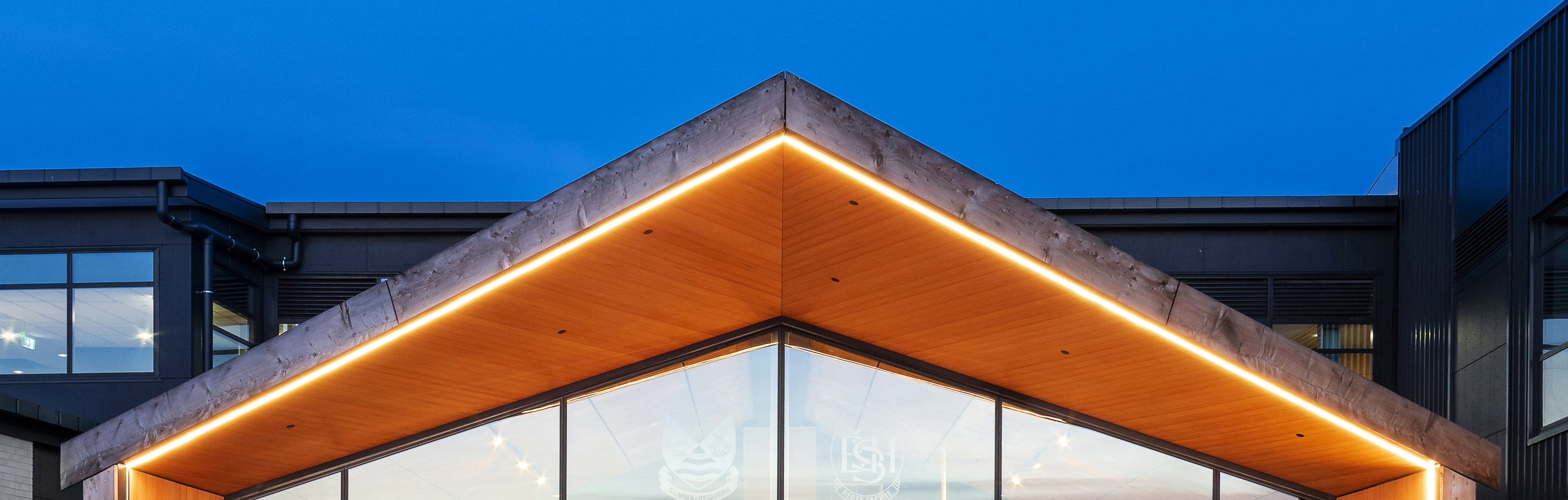 INPP picture of building with triangular point feature