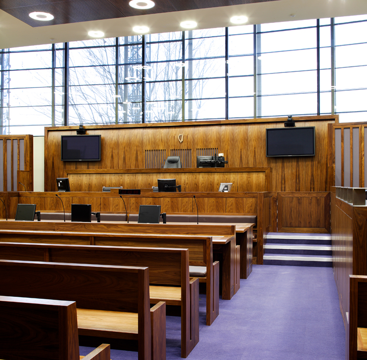 Interior of dublin criminal courts