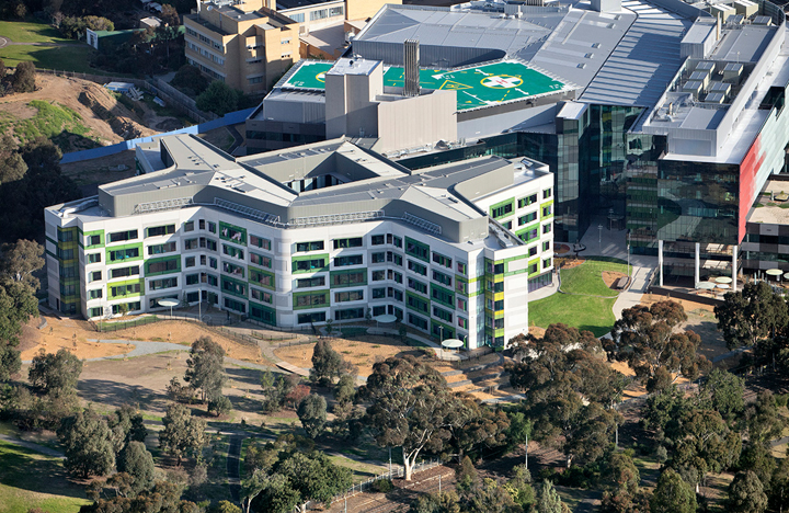 Aerial image of some buildings